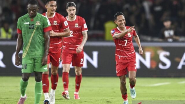 Beckham Cetak Dua Gol, Timnas Indonesia Unggul Sementara 2-0 atas Saint Kitts & Nevis