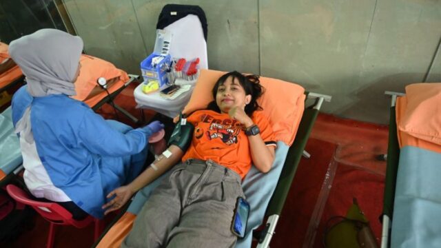 Persija Gelar Donor Darah Bersama PMI untuk Dukung Ketersediaan Stok Darah