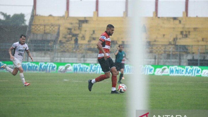Madura United menang 2-1 atas Persik Kediri dalam laga lanjutan kompetisi