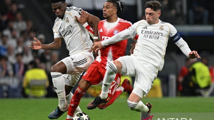 Liga Champions: Bayern Muenchen kalahkan Real Madrid di kandang