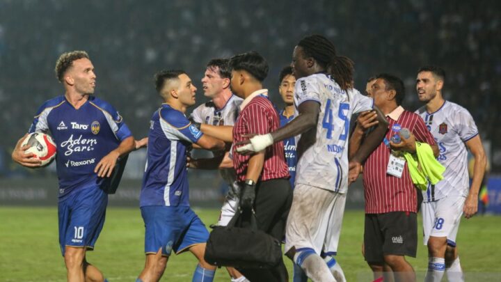 Dewa United menang 1-0 atas PSIM Yogyakarta berkat gol tunggal Alex Martins