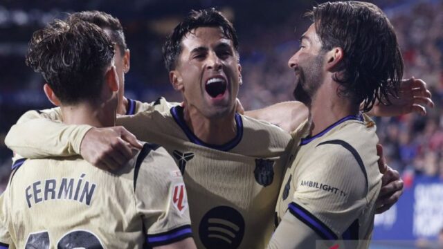 Barcelona Juara Liga Spanyol usai menundukkan Real Madrid 2-0