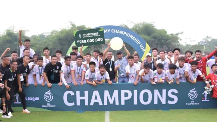 Sumsel United Raih Gelar Juara EPA Championship U19 usai Tampil Konsisten Sepanjang Turnamen