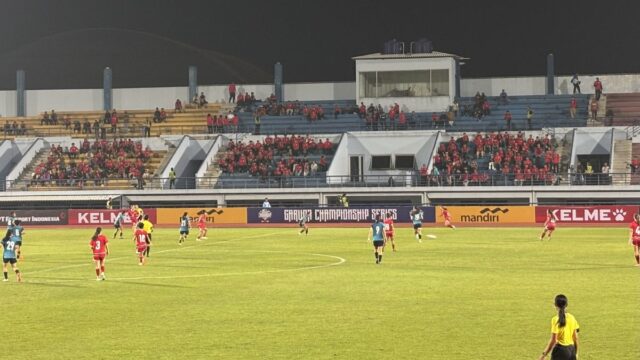 Timnas Putri Indonesia Kalah 0-2 dari Singapura