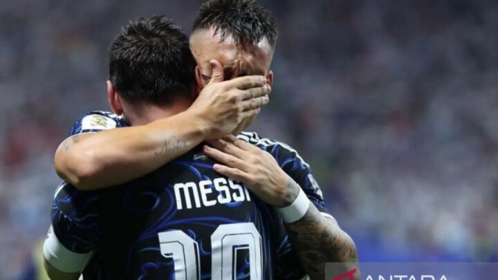 Messi: Argentina Melaju ke Final Berkat Kerja Keras Tim