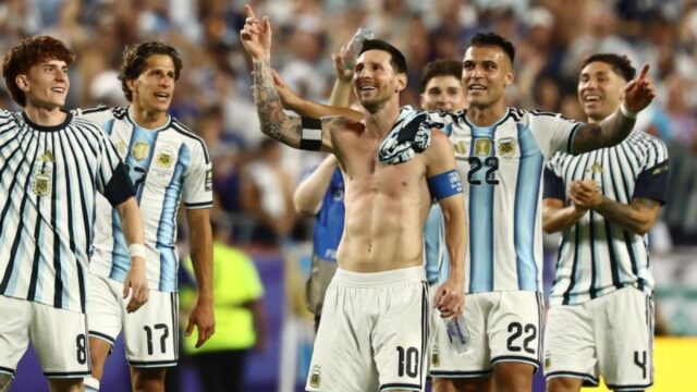 Argentina ke semifinal, hadapi Inggris usai menang 3-1 atas Swiss