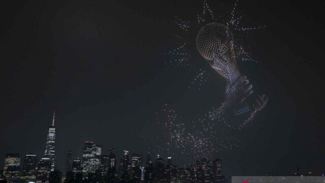 Pertunjukan Drone Sambut Final Piala Dunia 2026: Tampilkan Formasi dan Visual Tematik di Langit
