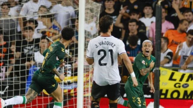 Gol Pablo Garcia bawa Real Betis menang tipis 1-0 atas Valencia