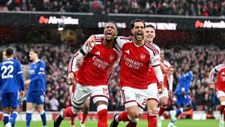 Arsenal Samai Poin Manchester City usai Menang 2-0 atas Everton
