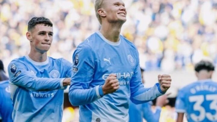 Haaland cetak dua gol, Manchester City kalahkan Ipswich 3-2